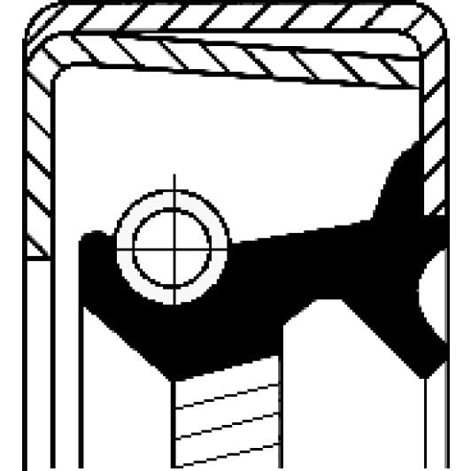 12014316 Corteco Сальник первичного вала