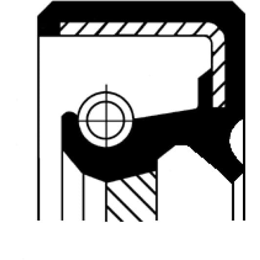 19027858 Corteco Сальник колінчастого вала