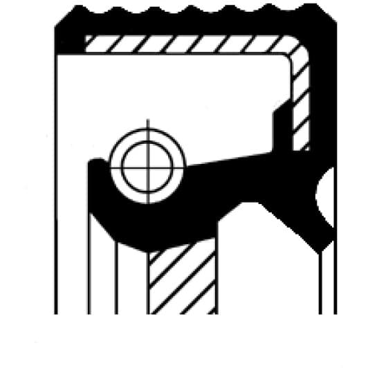 12017115 Corteco Сальник розподільного вала