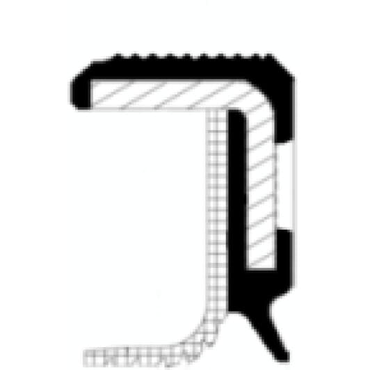 20029117 Corteco Сальник колінчастого вала
