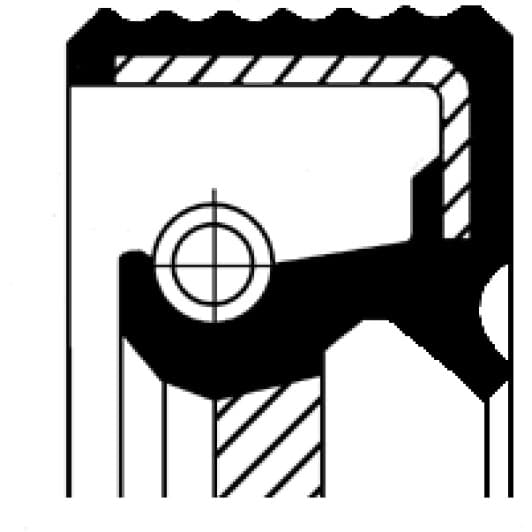 01031967 Corteco Сальник первичного вала для Mercedes 100