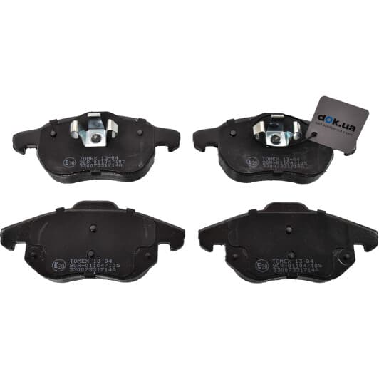 1304 Tomex Тормозные колодки