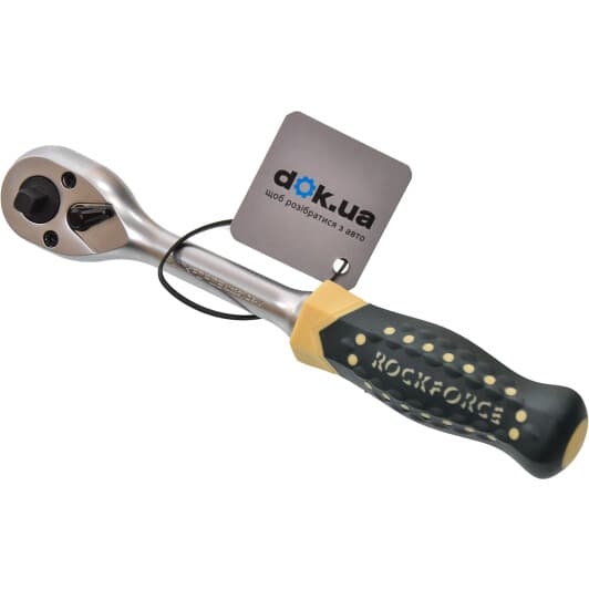 Тріскачка Rockforce RF-802321 з переставним посадковим квадратом 1/4"x3/8" 72 зубця