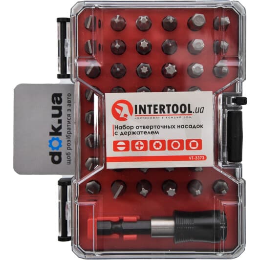 Набор бит с держателем Intertool VT-3373 44 шт.