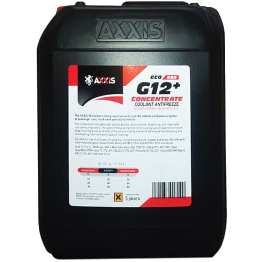 Axxis Concentrate ECO G12+ червоний 20 л концентрат антифризу