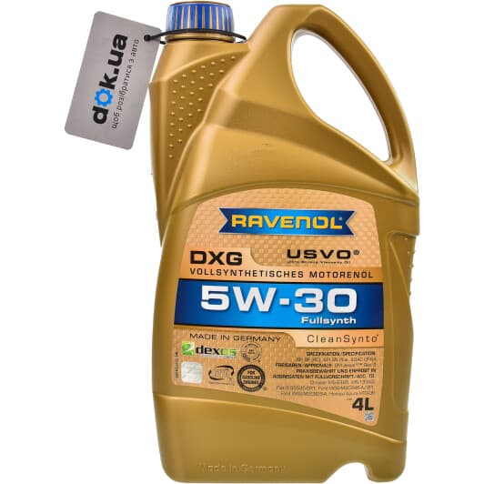 Ravenol DXG 5W-30 (4 л) моторное масло