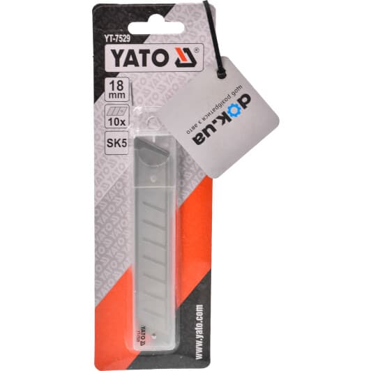 Набор лезвий Yato YT-7529 сегментированное лезвие 10 шт.
