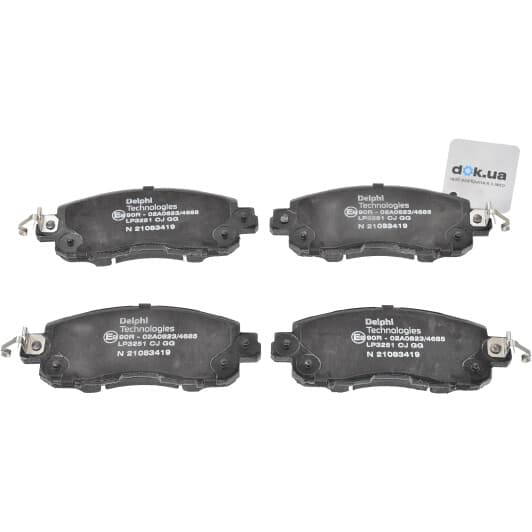 LP3251 Delphi Тормозные колодки
