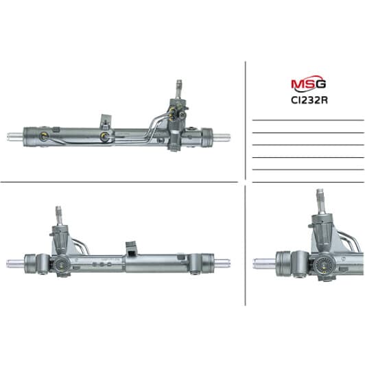 ci232r MSG (відновлення) Кермова рейка