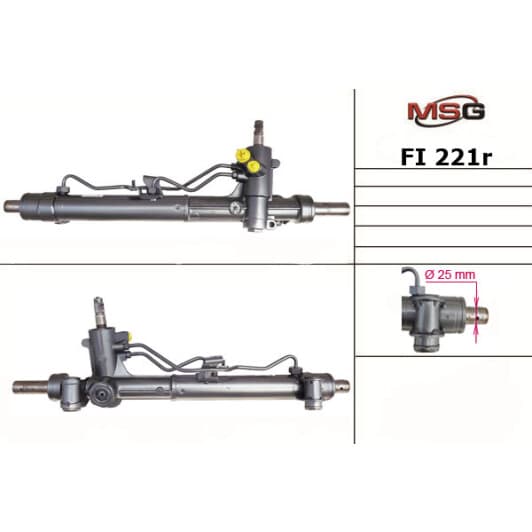 fi221r MSG (відновлення) Рулевая рейка
