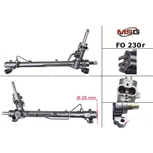 fo230r MSG (відновлення) Кермова рейка для Ford Focus