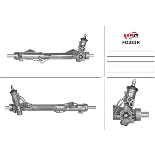 fo231r MSG (відновлення) Рулевая рейка для Ford Mustang