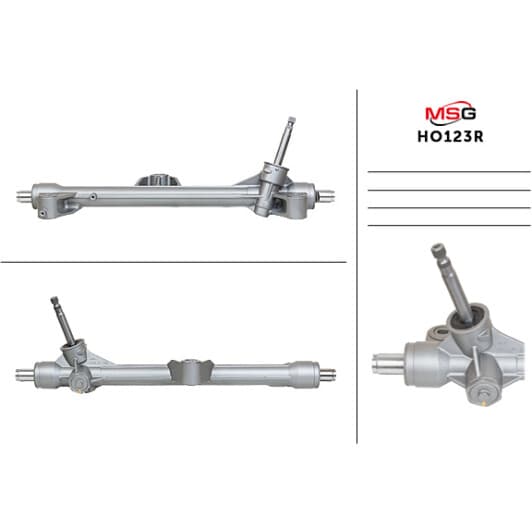 ho123r MSG (відновлення) Кермова рейка для Honda Pilot