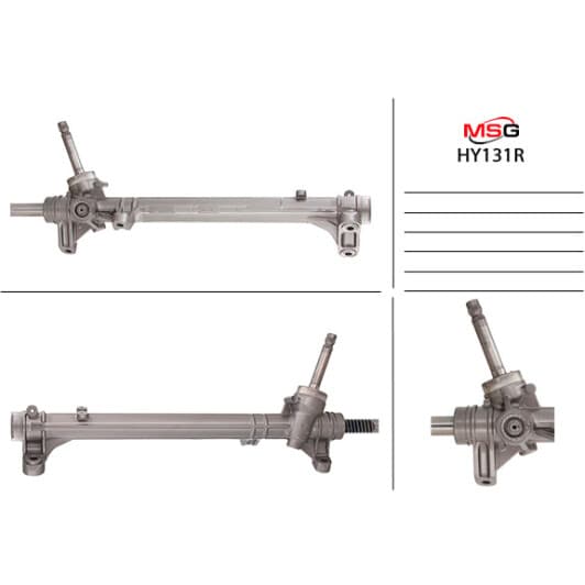 hy131r MSG (відновлення) Рулевая рейка для Hyundai Sonata