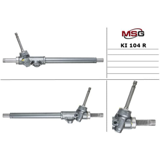 ki104r MSG (відновлення) Рулевая рейка для Kia Picanto