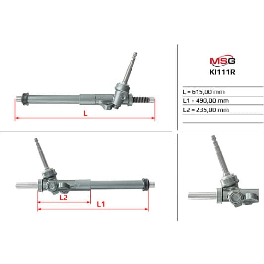 ki111r MSG (відновлення) Рулевая рейка для Kia Carens