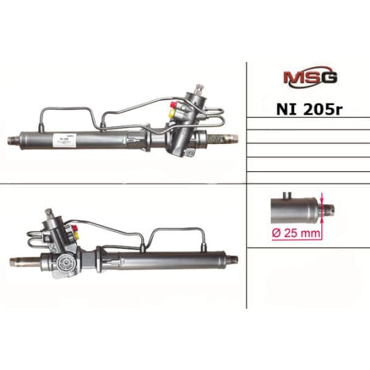 ni205r MSG (відновлення) Рулевая рейка