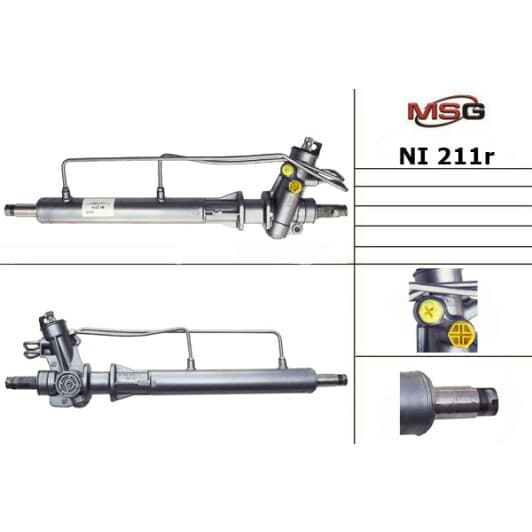 ni211r MSG (відновлення) Рулевая рейка для Nissan Primera