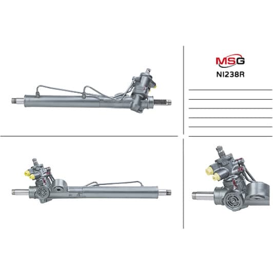 ni238r MSG (відновлення) Рулевая рейка для Nissan Almera