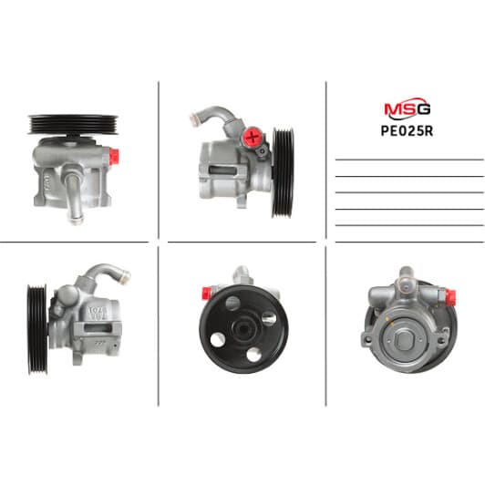 pe025r MSG (відновлення) Насос ГПК для Peugeot 106