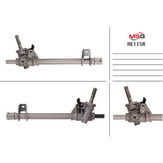 re115r MSG (відновлення) Кермова рейка для Renault Clio