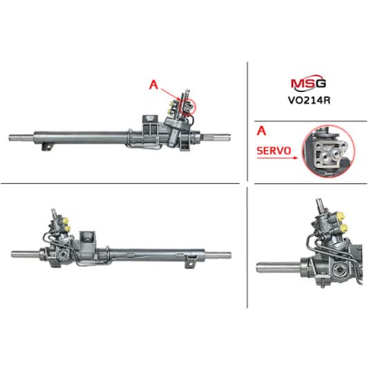 vo214r MSG (відновлення) Рулевая рейка для Volvo S80