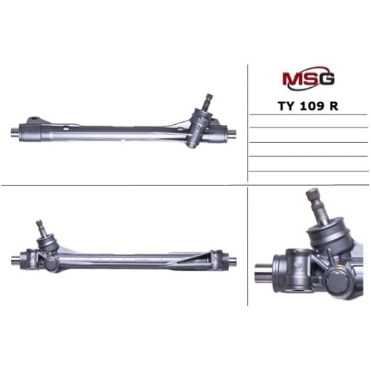 ty109r MSG (відновлення) Кермова рейка для Toyota RAV4