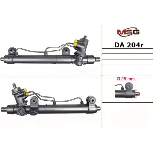 da204r MSG (відновлення) Рулевая рейка для Daewoo Nubira
