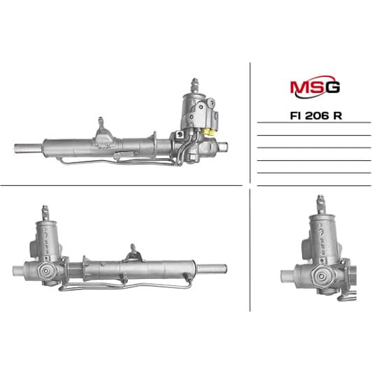 fi206r MSG (відновлення) Рулевая рейка для Fiat Fiorino