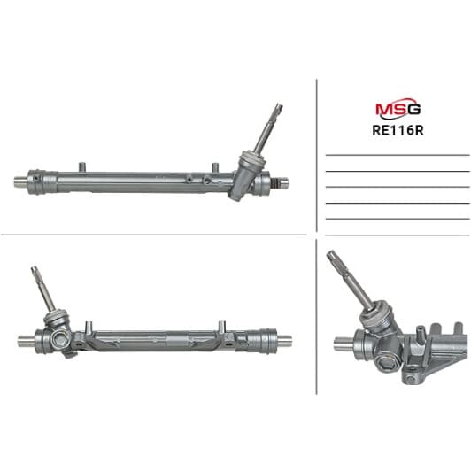 re116r MSG (відновлення) Рулевая рейка