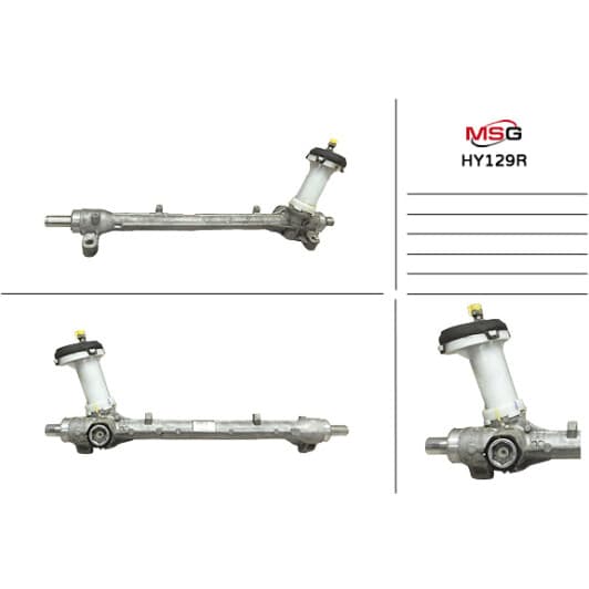 hy129r MSG (відновлення) Кермова рейка для Kia Rio