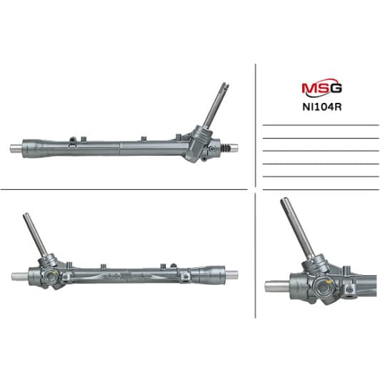 ni104r MSG (відновлення) Кермова рейка