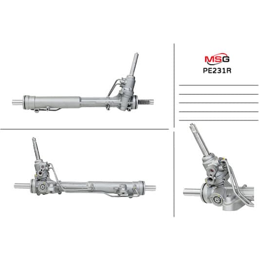 pe231r MSG (відновлення) Рулевая рейка для Peugeot 508