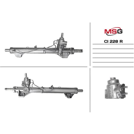 ci228r MSG (відновлення) Рулевая рейка