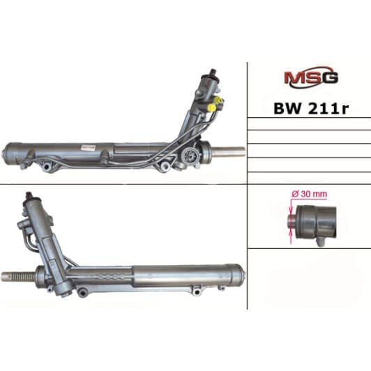 bw211r MSG (відновлення) Рулевая рейка для BMW X5
