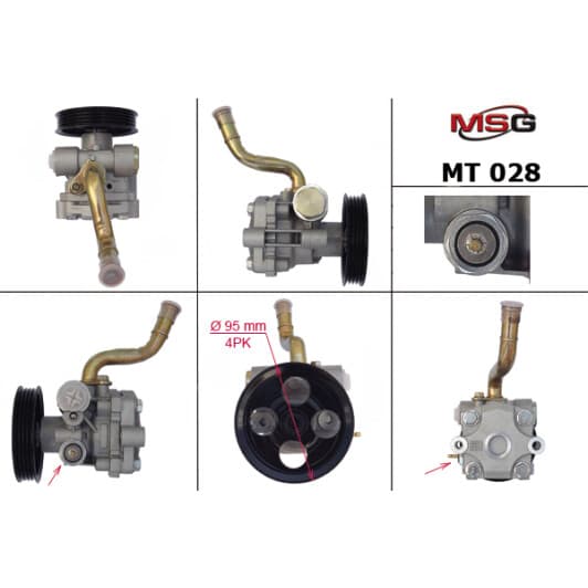 MT028 MSG Насос ГПК для Mitsubishi Pajero Sport