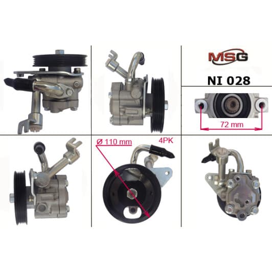 NI028 MSG Насос ГУР