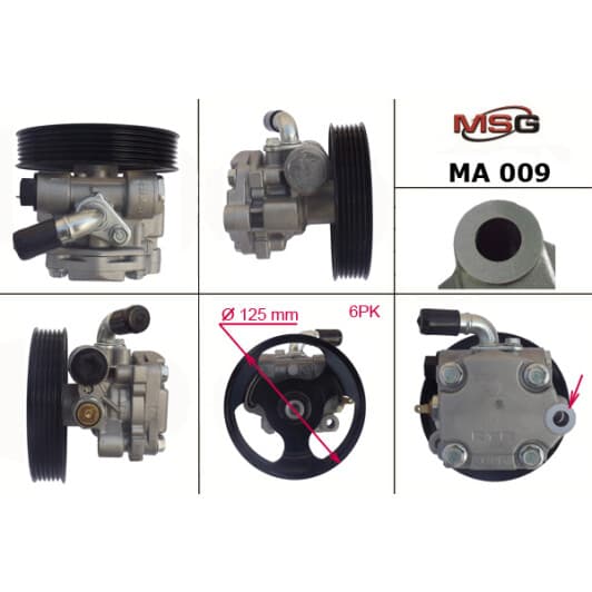 MA009 MSG Насос ГПК для Mazda 3