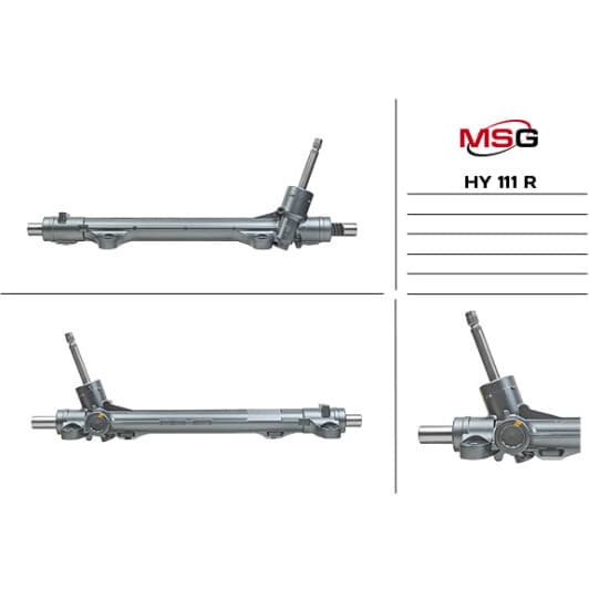 hy111r MSG (відновлення) Рулевая рейка