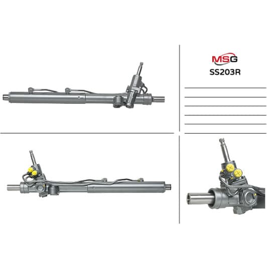 ss203r MSG (відновлення) Рулевая рейка для SsangYong Rodius
