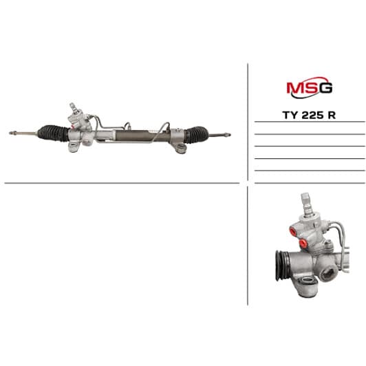 ty225r MSG (відновлення) Рулевая рейка для Toyota Corolla