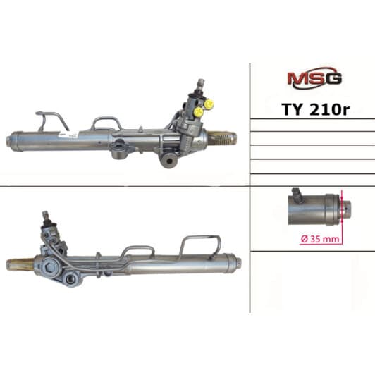 ty210r MSG (відновлення) Рулевая рейка