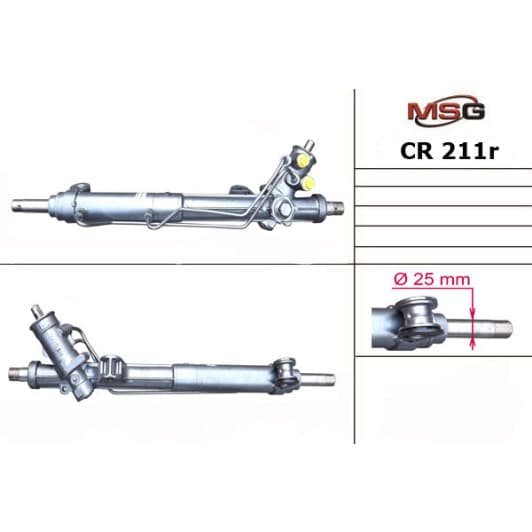 cr211r MSG (відновлення) Рулевая рейка для Chevrolet Camaro