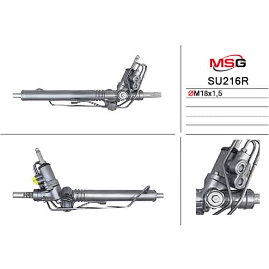 su216r MSG (відновлення) Рулевая рейка для Subaru Legacy