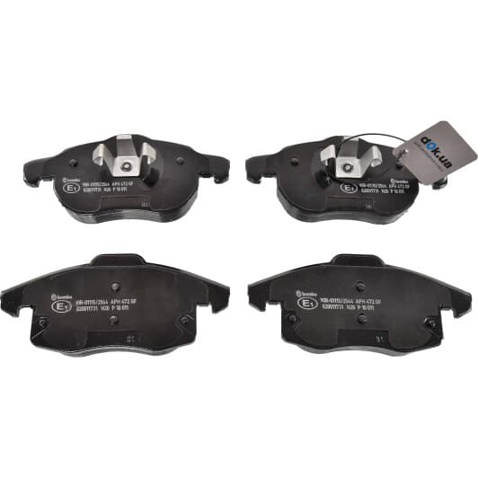 P 10 011 Brembo Гальмівні колодки