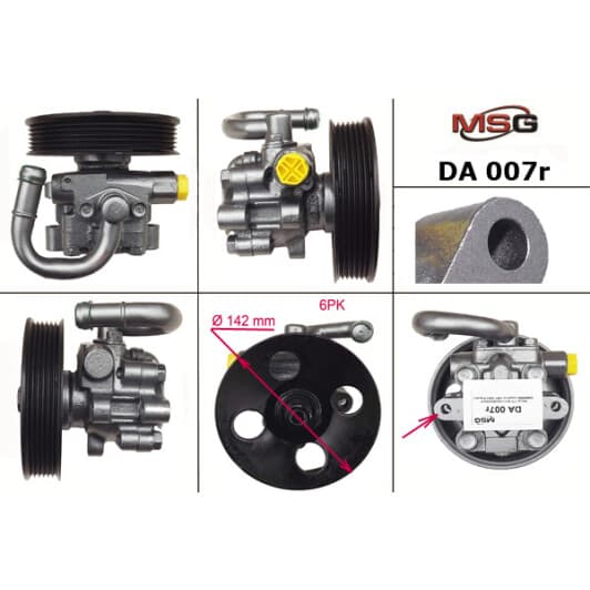 da007r MSG (відновлення) Насос ГУР для Chevrolet Epica