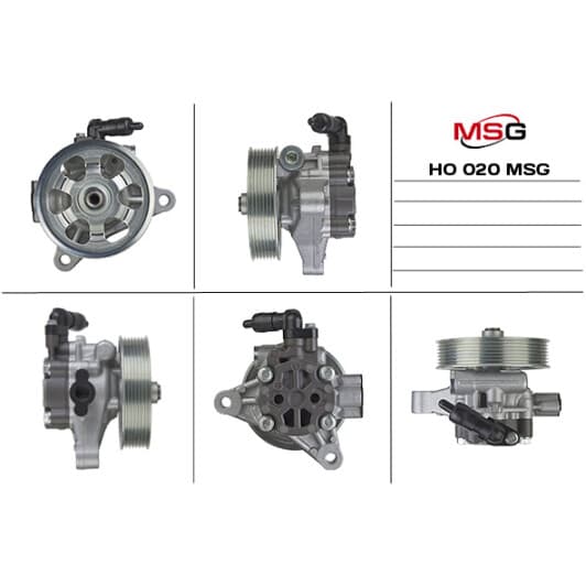 HO020 MSG Насос ГУР для Honda Accord