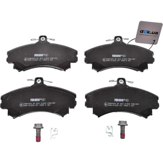 FDB1093 Ferodo Гальмівні колодки