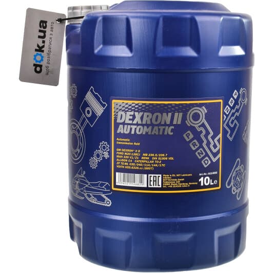 Mannol Dexron II Automatic (10 л) трансмиссионное масло