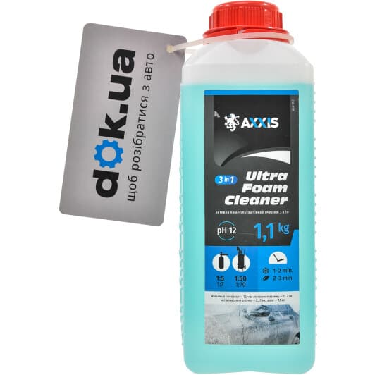 Концентрат автошампуня Axxis Ultra Foam Cleaner 3 in 1